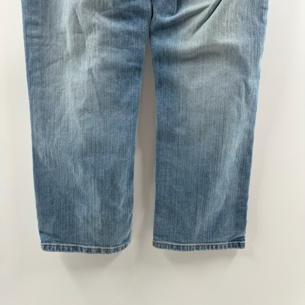 Aeropostale Vintage Y2K Low Rise Straight Leg Jeans Pink Detail Size 1/2 - Picture 7 of 8